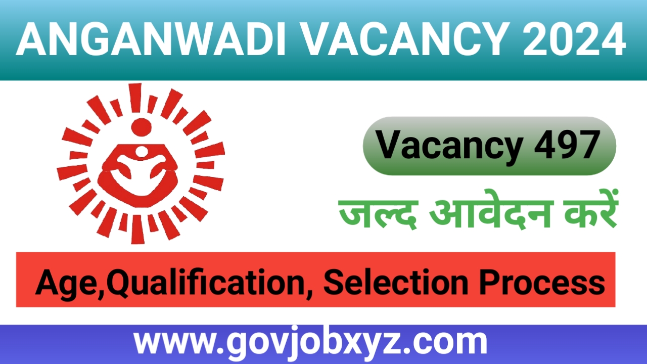 ANGANWADI VACANCY 2024