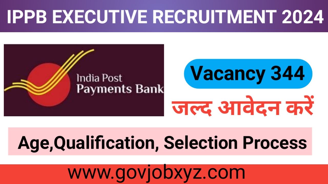 IPPB EXECUTIVE RECRUITMENT 2024