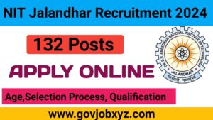 NIT JALANDHAR RECRUITMENT 2024