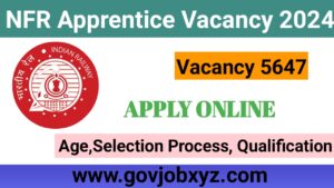 NFR Apprentice Vacancy 2024